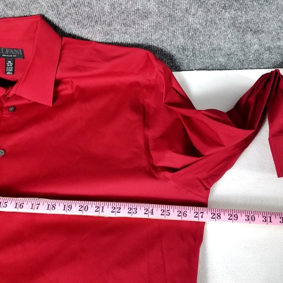 ALFANI Regular Fit Button Down Shirt Men's Casual long sleeve collared XXL - Picture 4 of 6